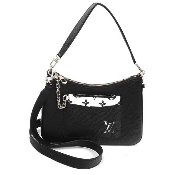 Louis Vuitton Marelle Shoulder Bag Epi Noir - Picture 1 of 14